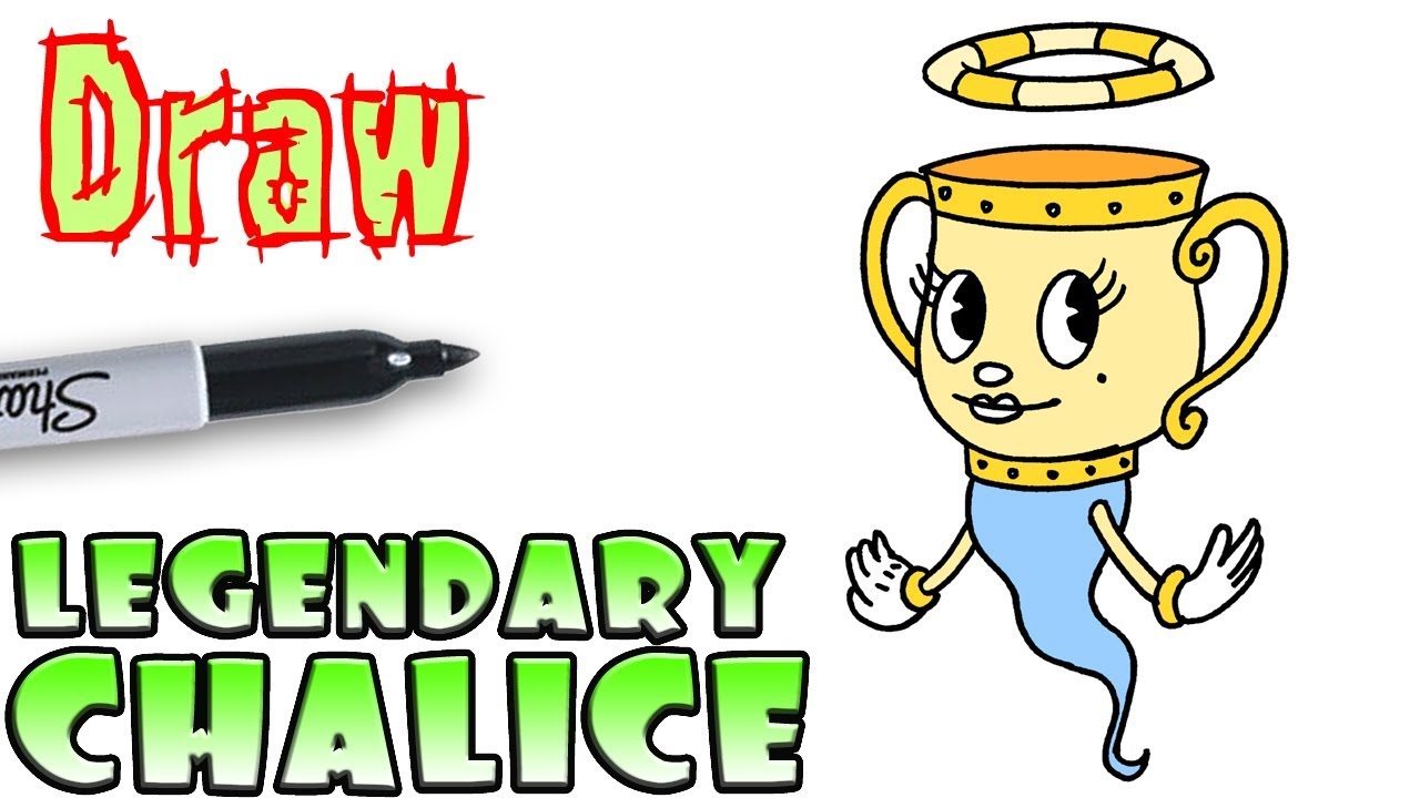 How to Draw the Legendary Chalice | Cuphead