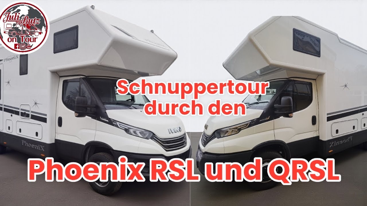Phoenix RSL+QRSL,Kurzeinblick in die Alkoven Fahrzeuge #wohnmobil #phoenix #camping 