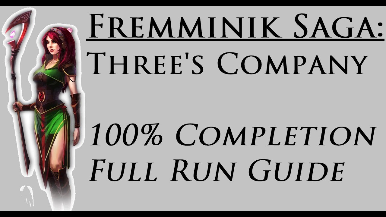 RSMini: Fremmy Saga - Three's Company 100% Completion Guide
