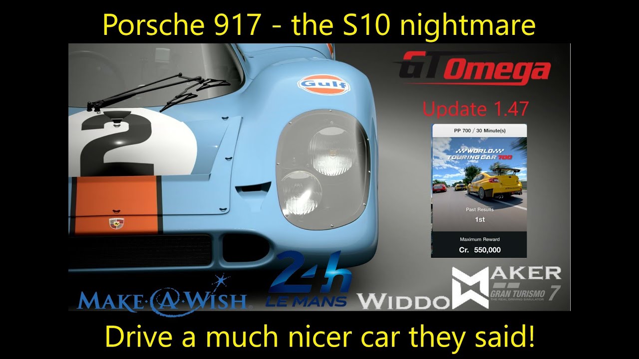 GT7 Porsche 917 Best Car Le Mans Grind WTC700 How to Win Update 1 47