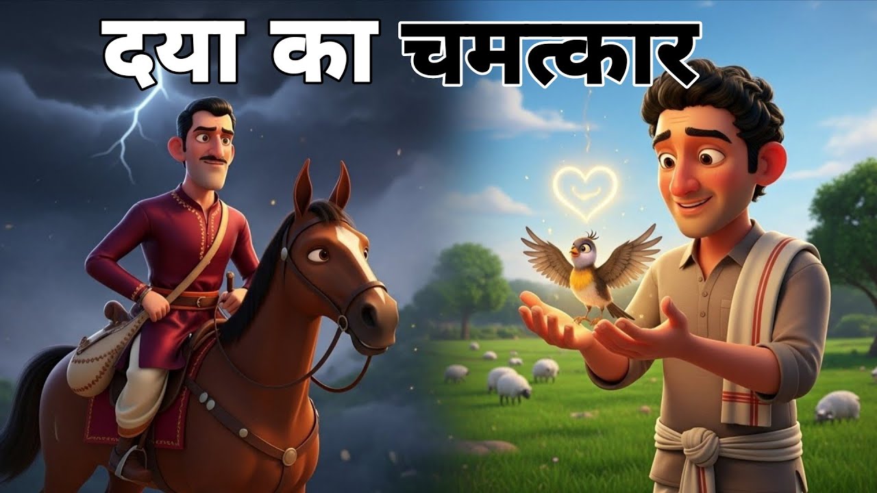 छोटी दया, बड़ा चमत्कार ✨ | Hindi Moral Story for Kids | Storytelling by Aayi