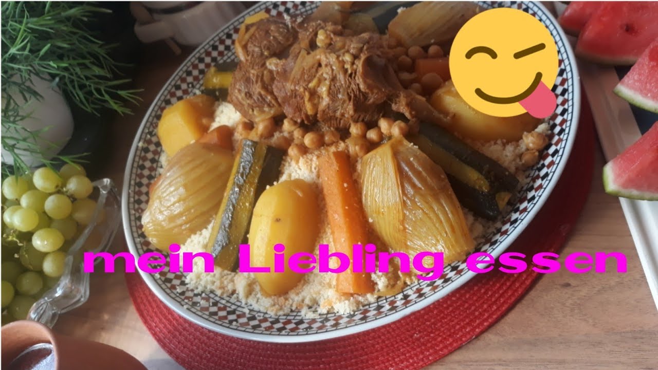 Algerische Couscous mit viel Gemüse unglaublich lecker 😋😋😋 recette de Couscous