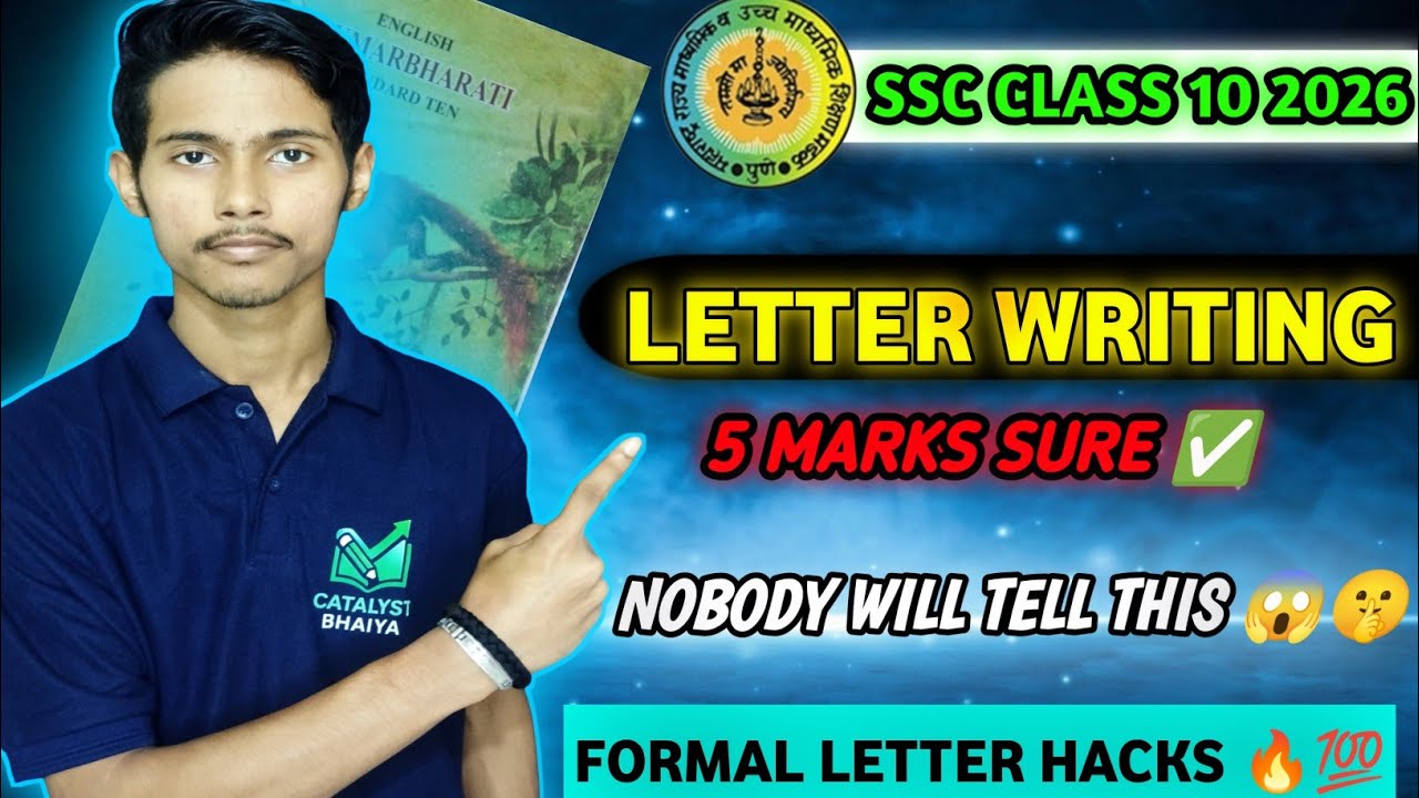 Class 10 | Formal Letter Writing |5 Marks Sure💯 in 30 Minutes✅ | What is correct format of letter?| 