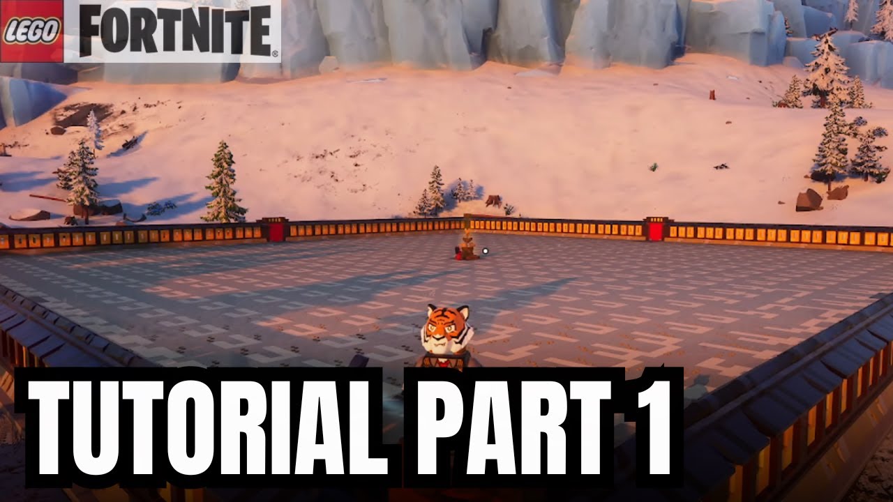 Lego Fortnite Frostlands Village Build Tutorial - Part 1/3