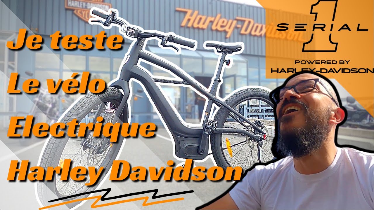 Je teste le vélo électrique Harley Davidson