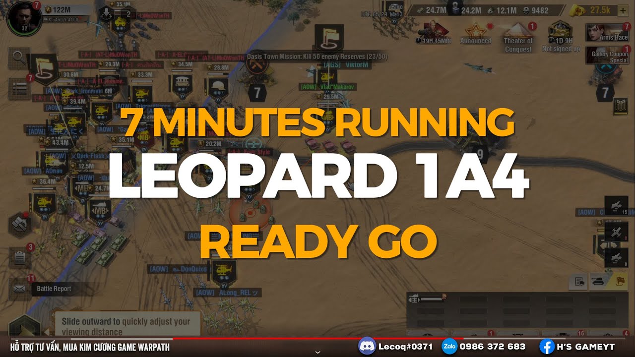 Main Battle Tank: Leopard 1A4 in Warpath