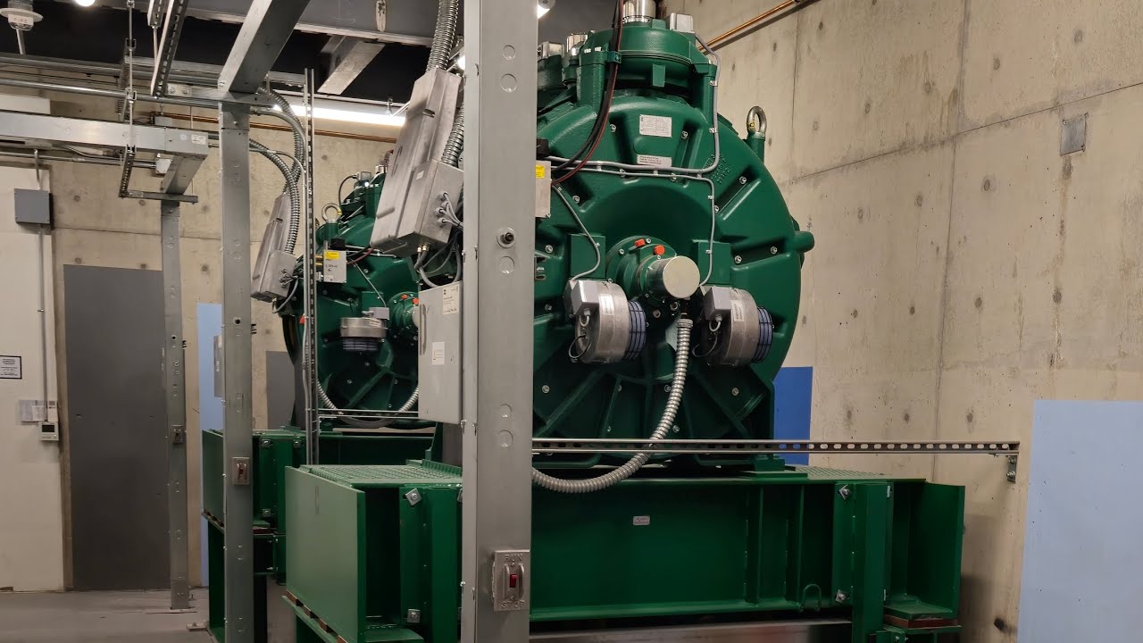 INCREDIBLE 1000FPM Kone MX40 Traction Elevator Machine Room