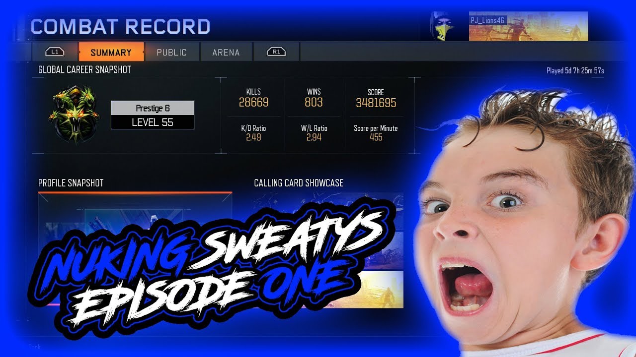 HE COULDNT HANDLE MY BRM    (Nuking Sweatys Ep 1)