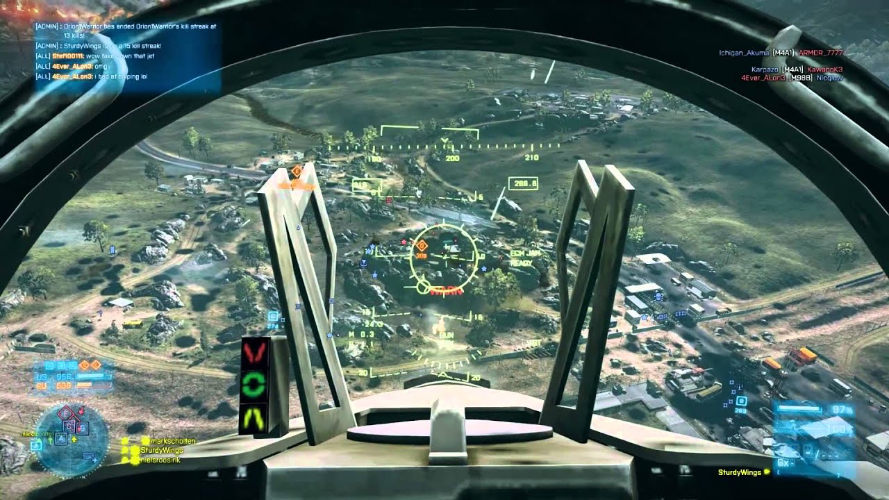 BF3 - F18 Caspian Border Gameplay