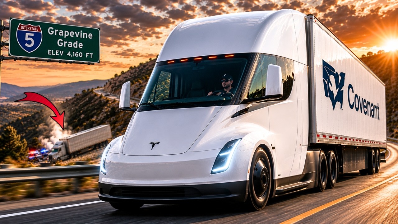 Tesla Semi 2.0 Just Crushed The Grapevine &mdash; Diesel Drivers Are Stunned