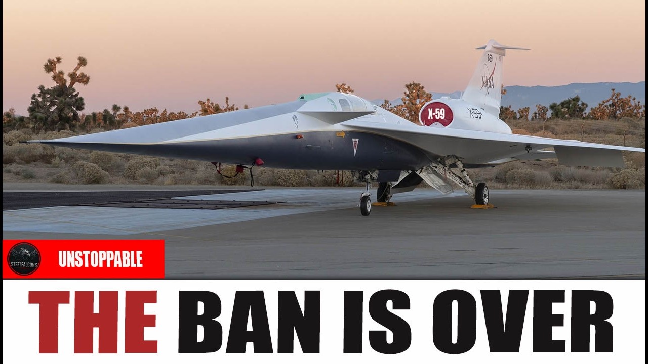 NASA's X-59 Just Flew - And It Could End a 50 Year Ban Forever