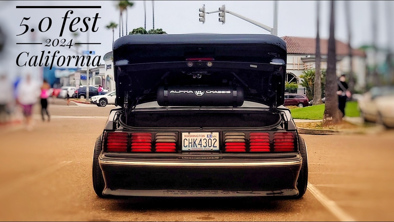 Foxbody Mustangs of California 2024! Фестиваль 5.0 от First Klass Car Club
