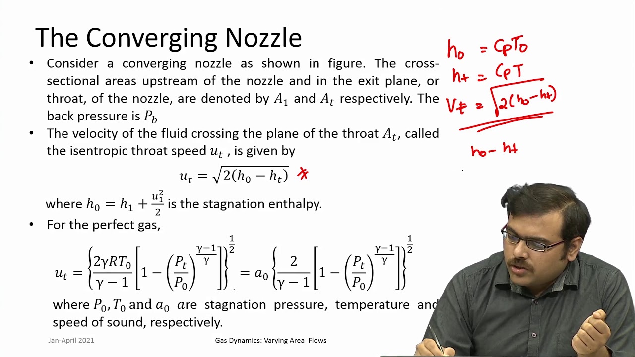 lec33 Converging Nozzle and Chocking