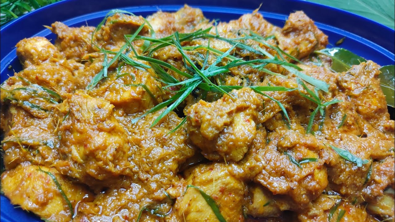 CARA MASAK RENDANG AYAM MUDAH TANPA KERISIK