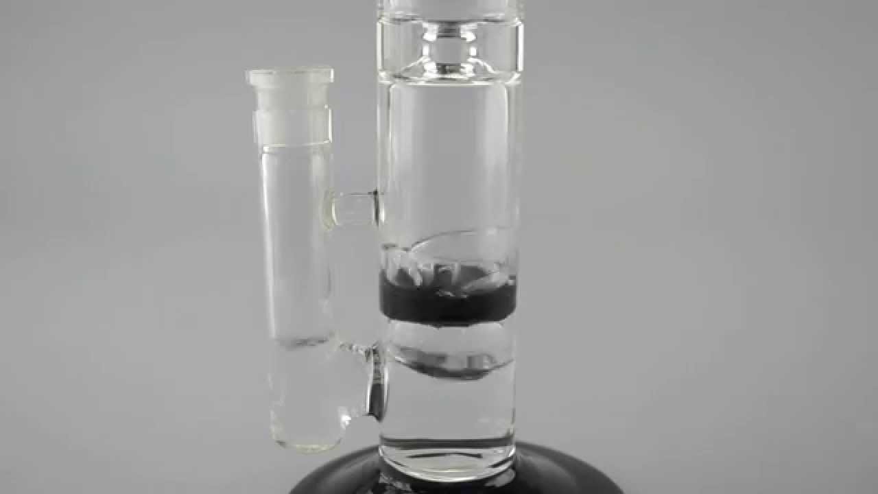 Grav Labs Straight Tube Bong with Honeycomb Percolator
