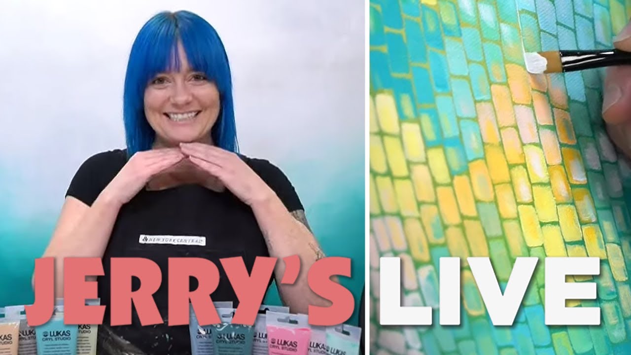 Jerry's LIVE Episode #JL271: Acrylic Paint Along - Disco Balls