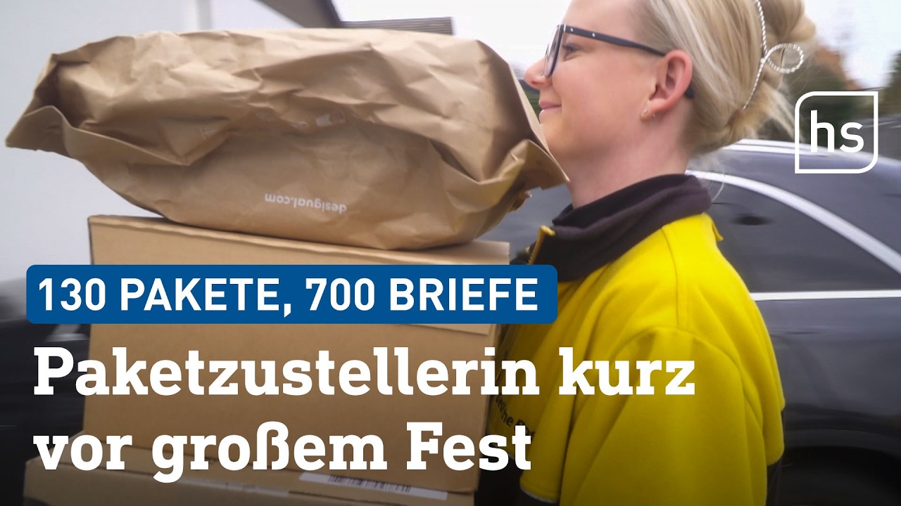 Weihnachtsstress bei der Post: Ohne Ricarda keine Geschenke I hessenschau