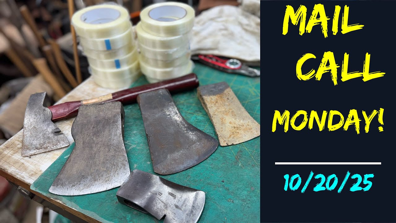 MAIL CALL MONDAY! (10/20/25) A Mystery Axe, Odd Council Tool #2(?), and a very full Plumb National!