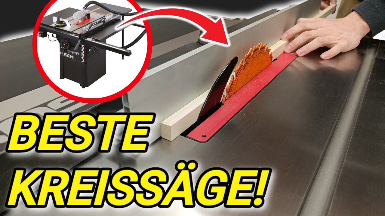 Die Beste Kreissäge für die kleine Werkstatt // Laguna Fusion 1 Vorstellung