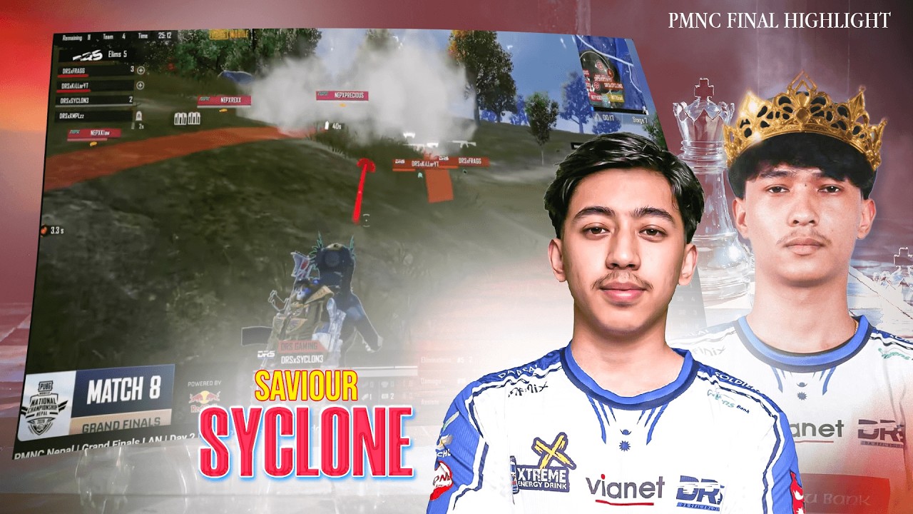 DRS Gaming: Идеальное возвращение! Syclone совершил невероятный камбэк в финале PMNC Nepal 🔥