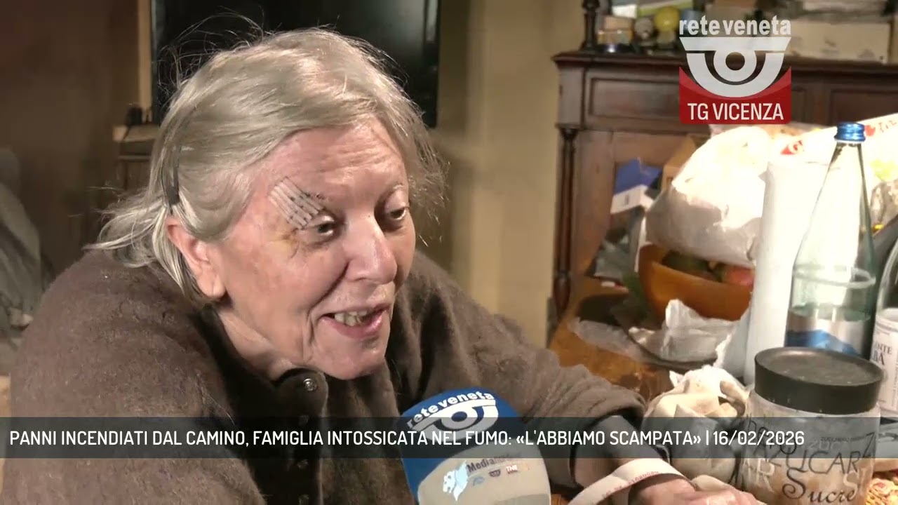 PANNI INCENDIATI DAL CAMINO, FAMIGLIA INTOSSICATA NEL FUMO: «L'ABBIAMO SCAMPATA» | 16/02/2026