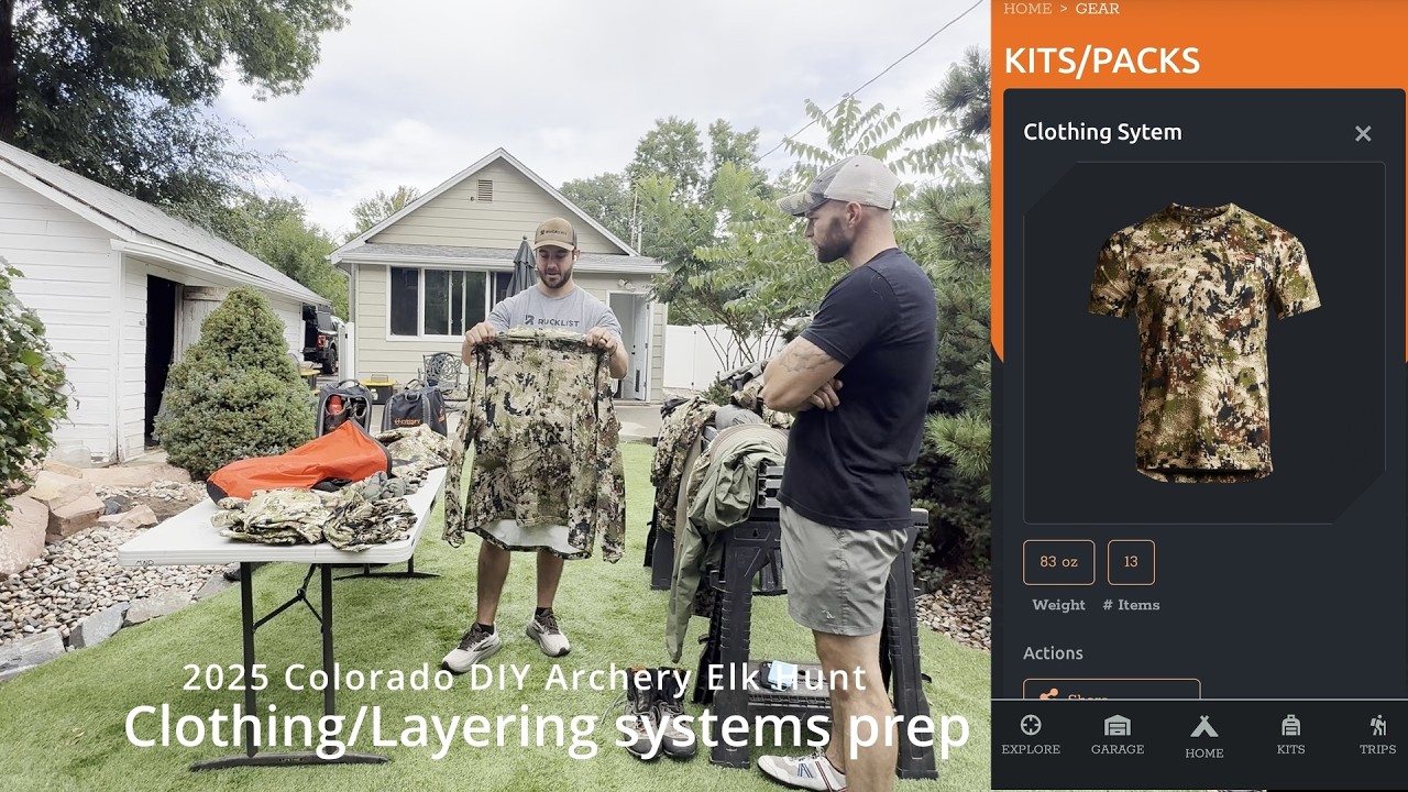 2025 Colorado Archery Elk Hunt Layering System