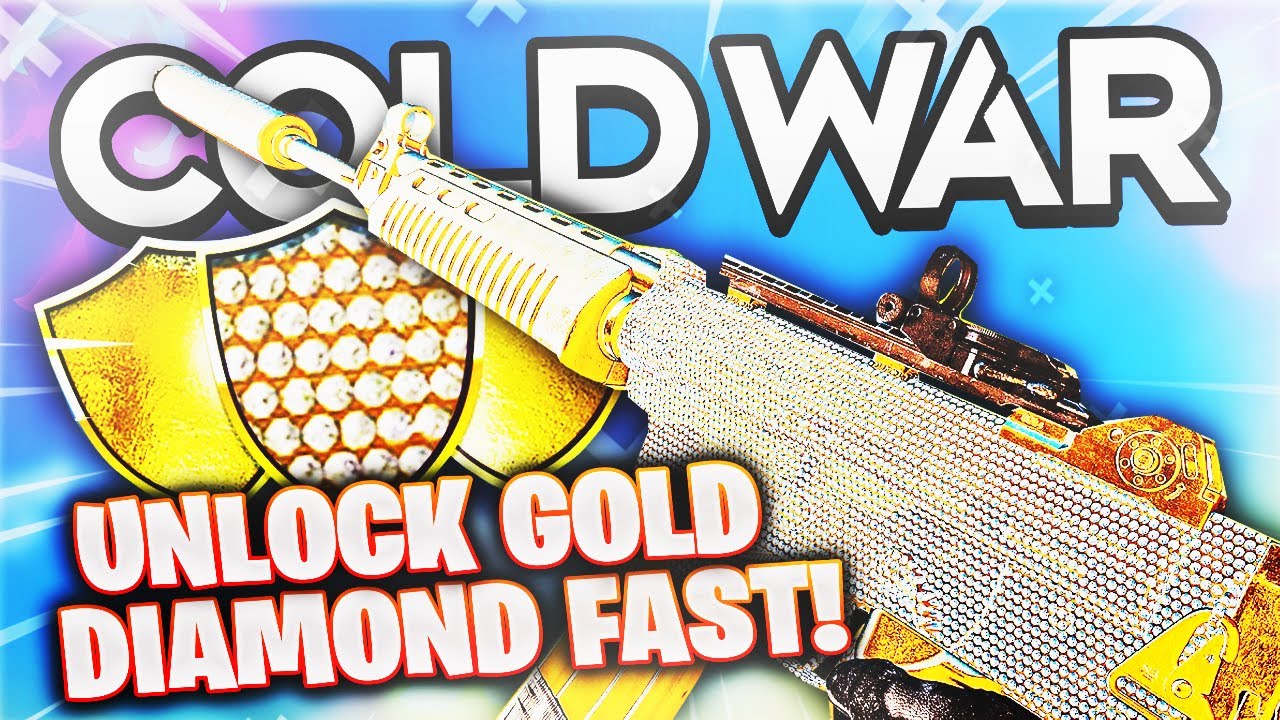 How To Get GOLD/DIAMOND Camo EASY And FAST - Black Ops Cold War-  Tips - Gold Diamond Guns Cold War
