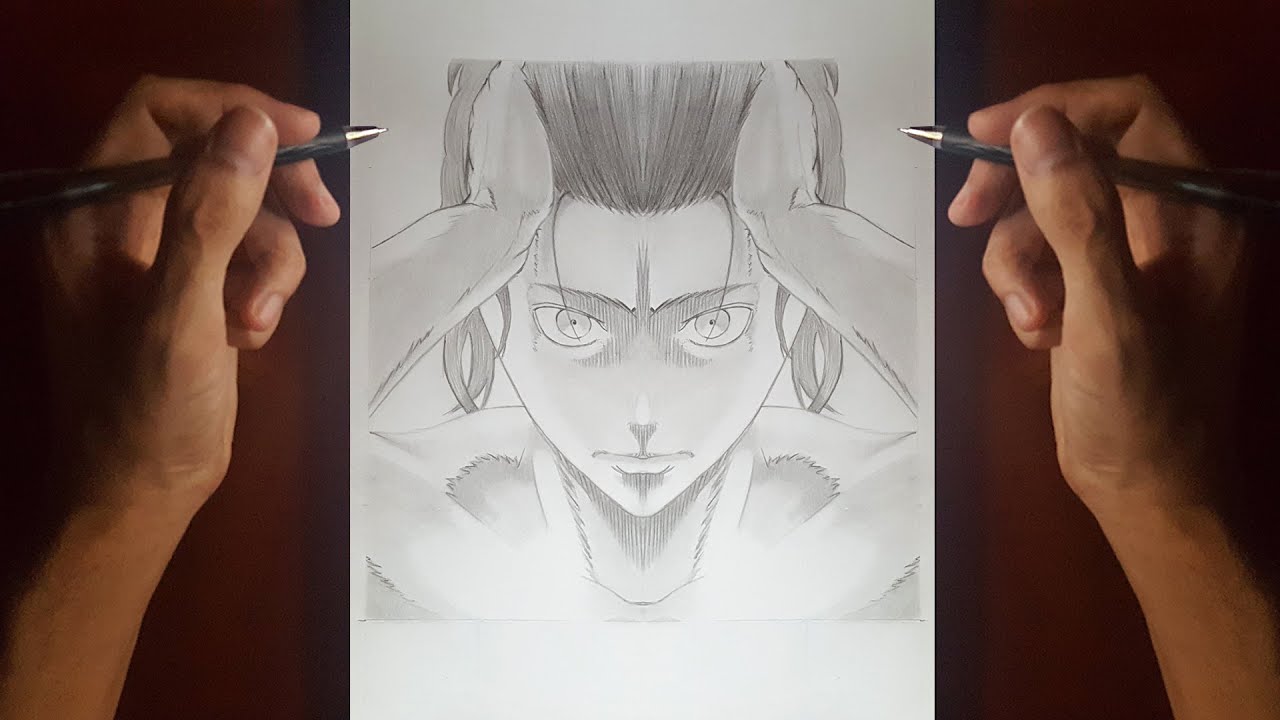 Symétrie - Dessiner Eren Jaeger - Saison finale - L' Attaque des Titans (Shingeki no Kyojin) #1