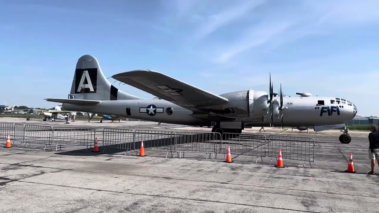 B-29 Superfortress arrives at Hagerstown Aviation Museum (full tour link in description )