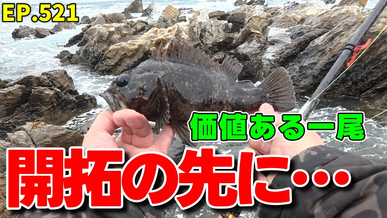 【穴釣り開拓】数年ぶりの鴨川。未踏の最奥エリアで見つけた「価値ある1尾」と磯のポテンシャル (EP.521)