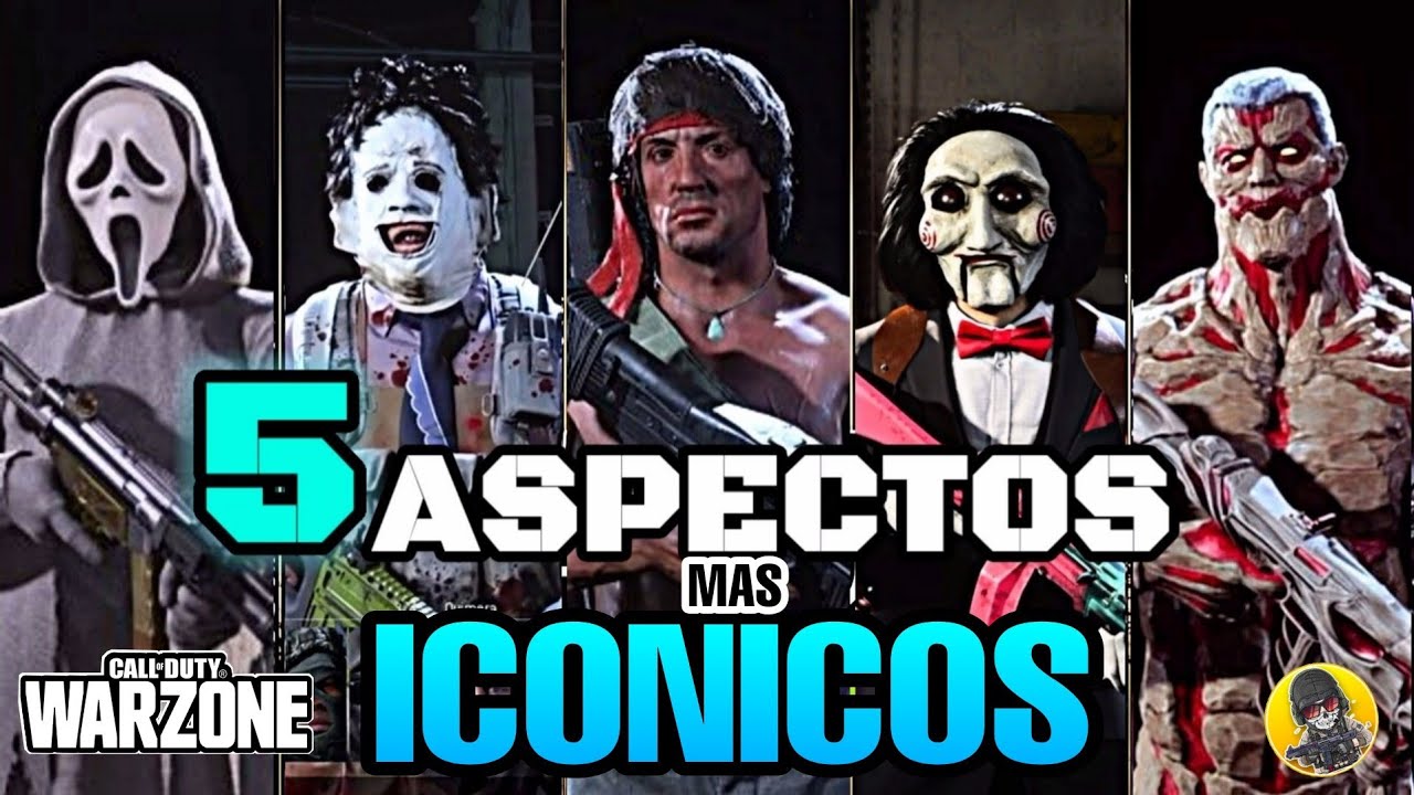 5 ASPECTOS O SKIN MAS ICONICAS DE WARZONE