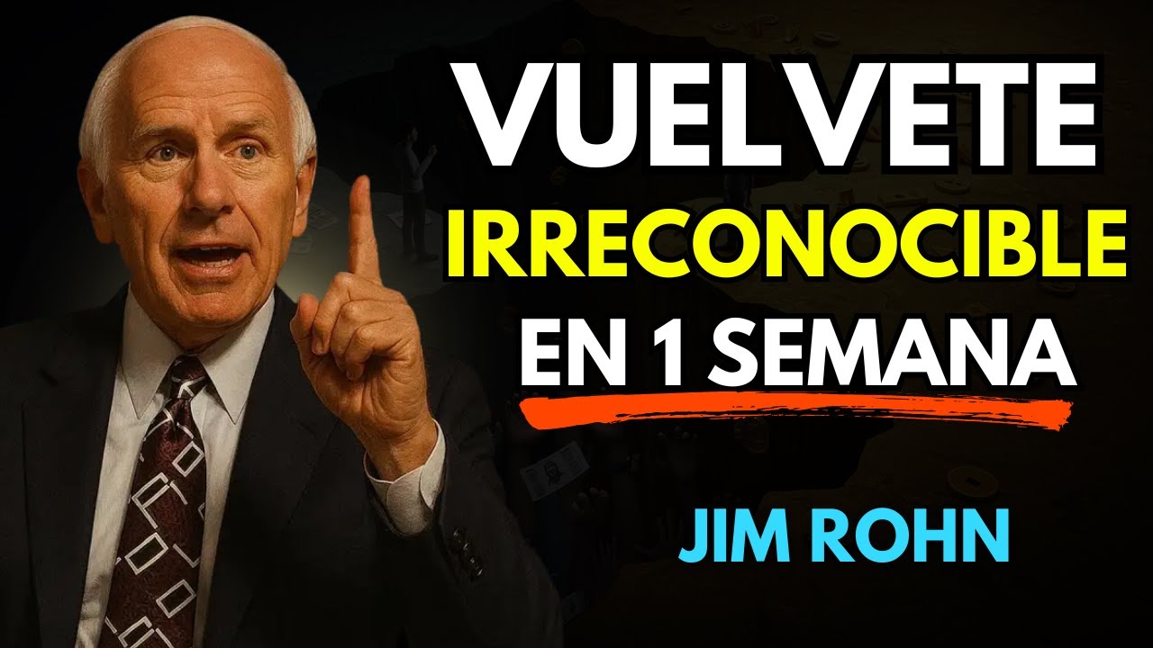 Vuelvete IRRECONOCIBLE en una semana 💥  Jim Rohn Motivacion