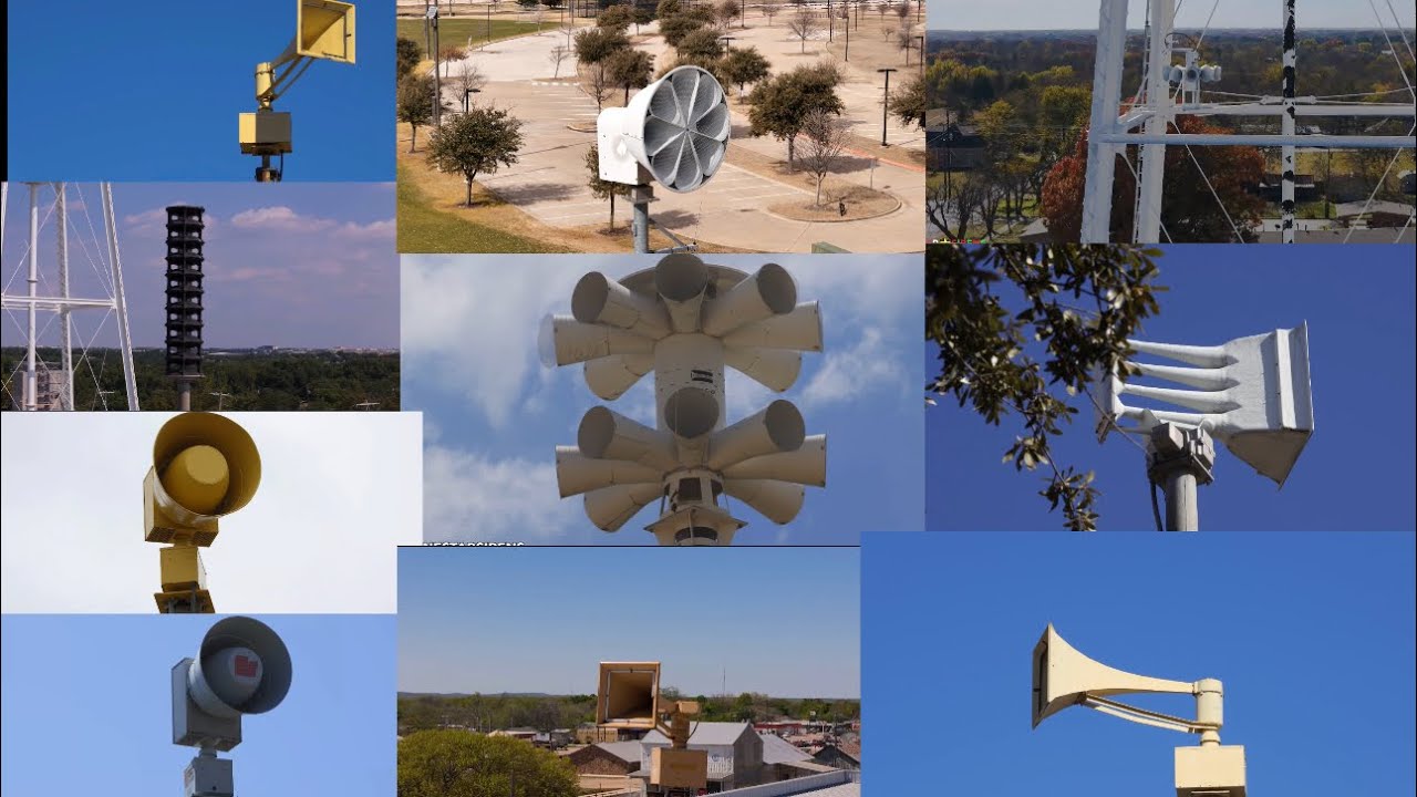 Tornado siren compilation 2025