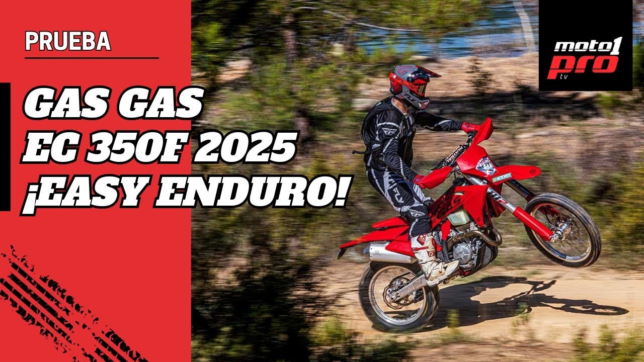Prueba GASGAS EC 350F 2025: ¡Easy Enduro!