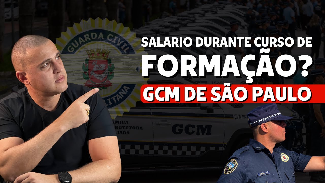 QUAL O SALÁRIO DURANTE O CURSO DE FORMAÇÃO DA GCM DE SP?! | T.A Curso Preparatório 
