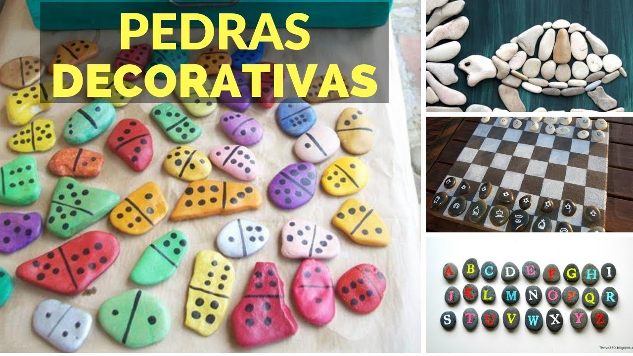 Artesanato com pedras | Ideias Impressionantes