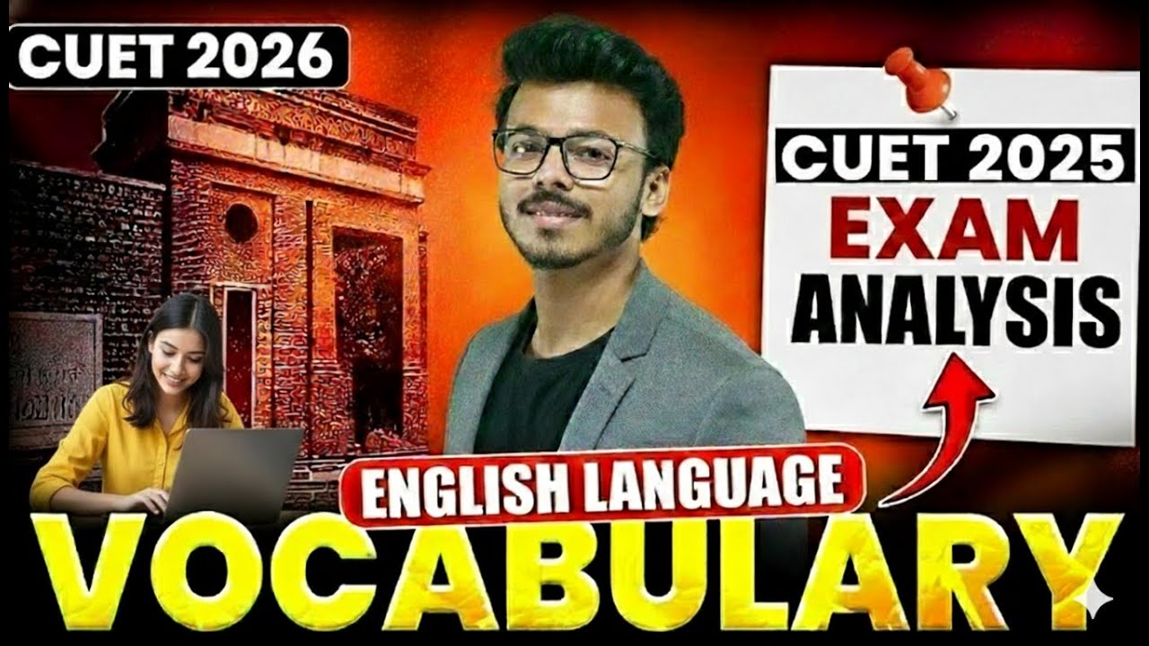 Most Frequently Asked Vocab (English) | CUET 2026 | By Harsh Soni