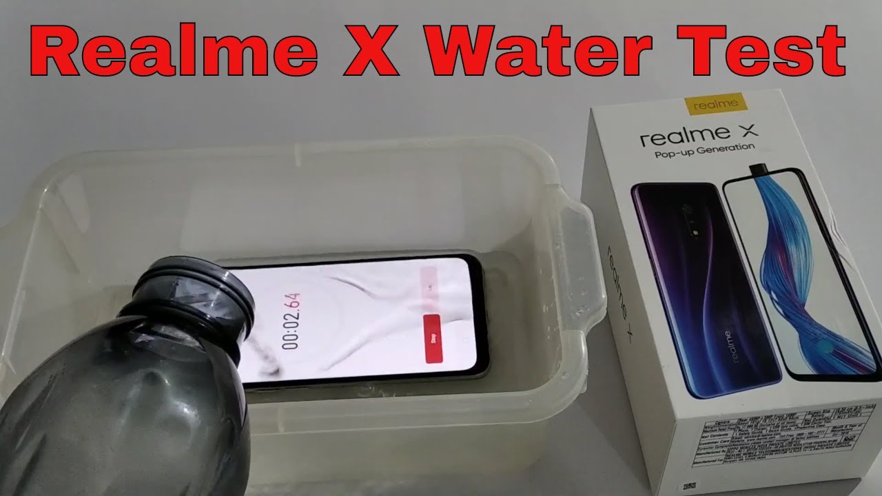 Realme X Water Test | Realme X Water and Durability Test | Thetechtv