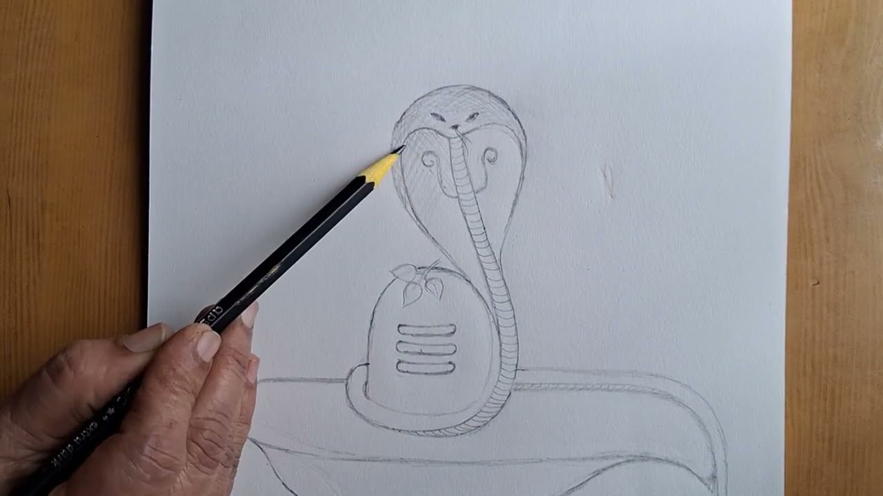 ✨️Mahashivratri Drawing ✨️Shivling Drawing ✨️Naga Drawing ✨️