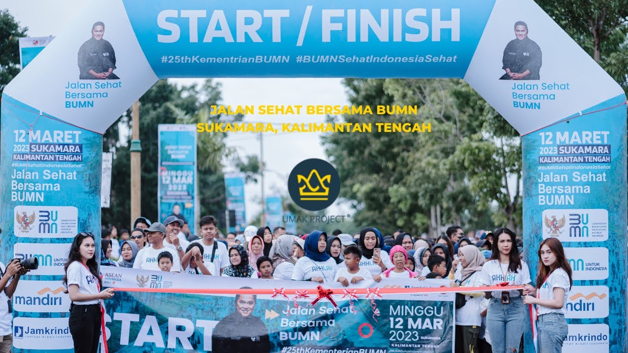 Jalan Sehat Bersama BUMN Sukamara, Kalimantan Tengah 2023 | Video by Umak Project