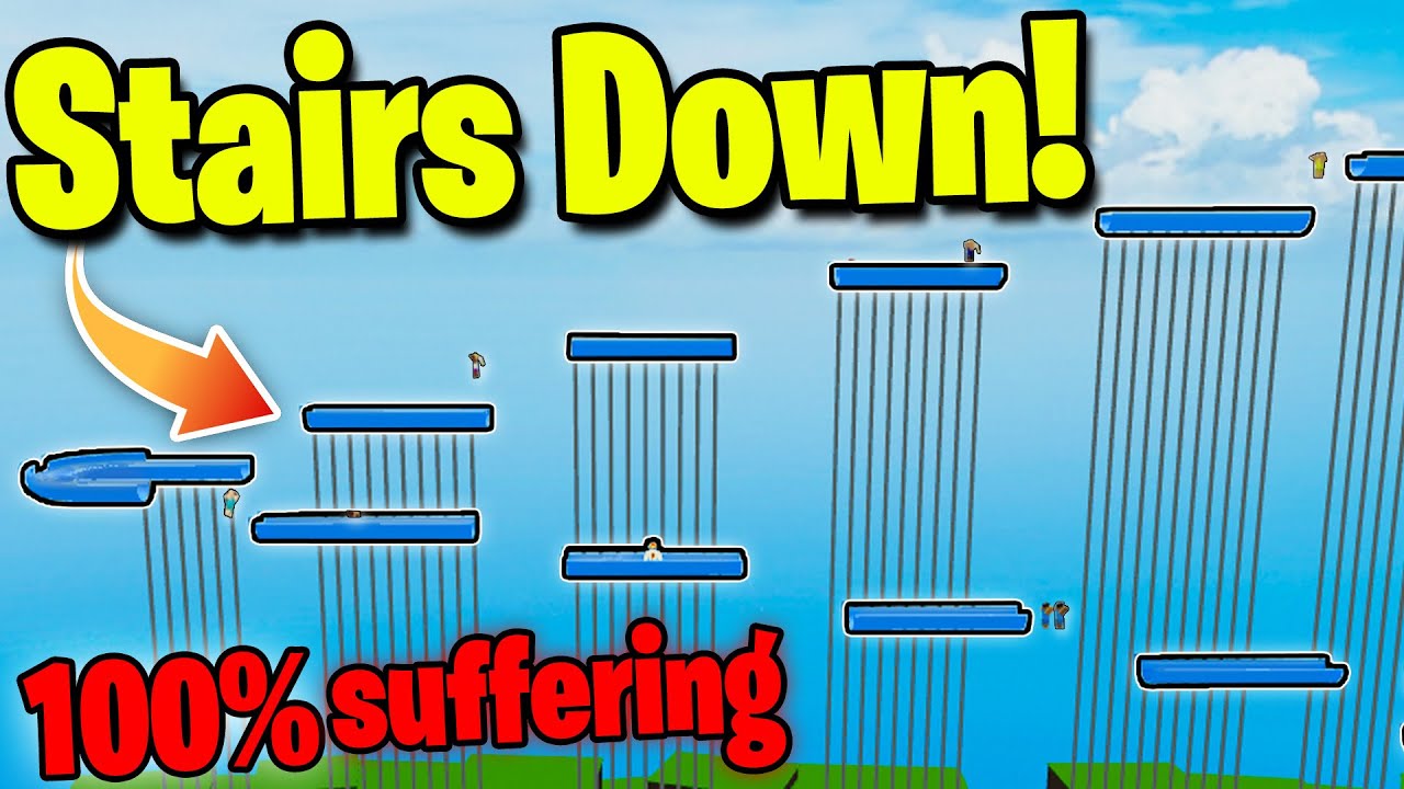 Platform Down WATERSLIDE!! (Waterpark World)