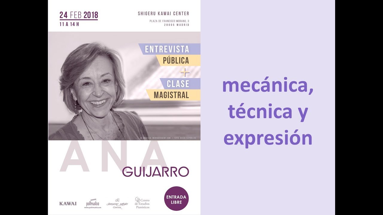 Entrevista pública a Ana Guijarro / mecánica, técnica y expresión