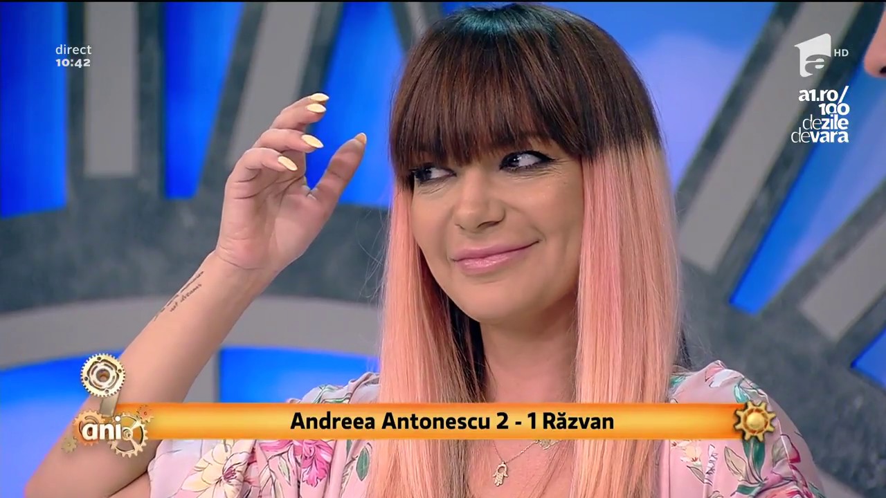 Provocarea 5 secunde. Andreea Antonescu vs. Răzvan: 