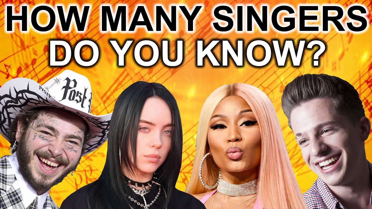 How Many Singers Do You Know? | Guess The Singer | 75 Singers