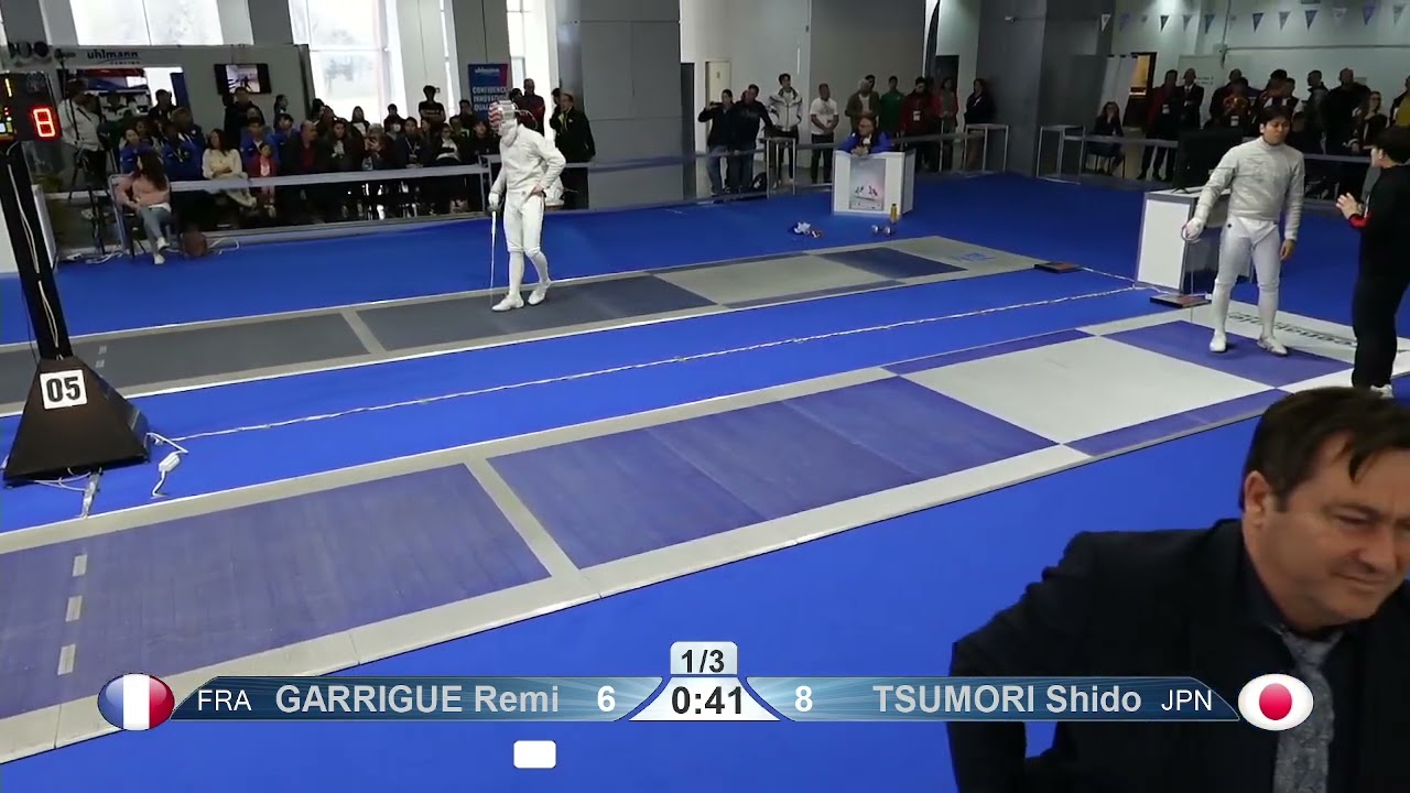 2023 Day01 T32 11 M S Individual Junior Plovdiv BUL CHM 5 TSUMORI JPN vs GARRIGUE FRA