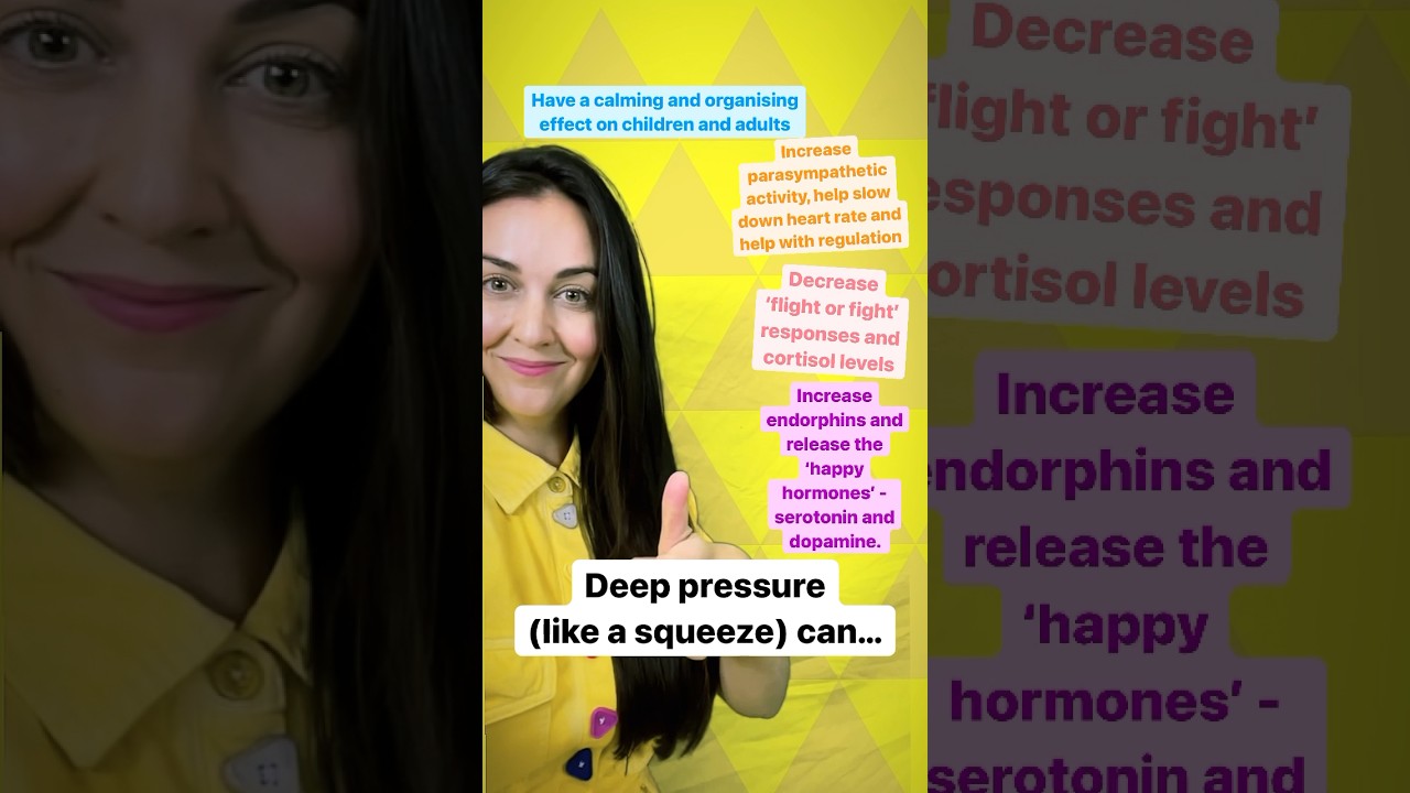 DEEP PRESSURE 💛 #deeppressure #musictherapy #occupationaltherapy