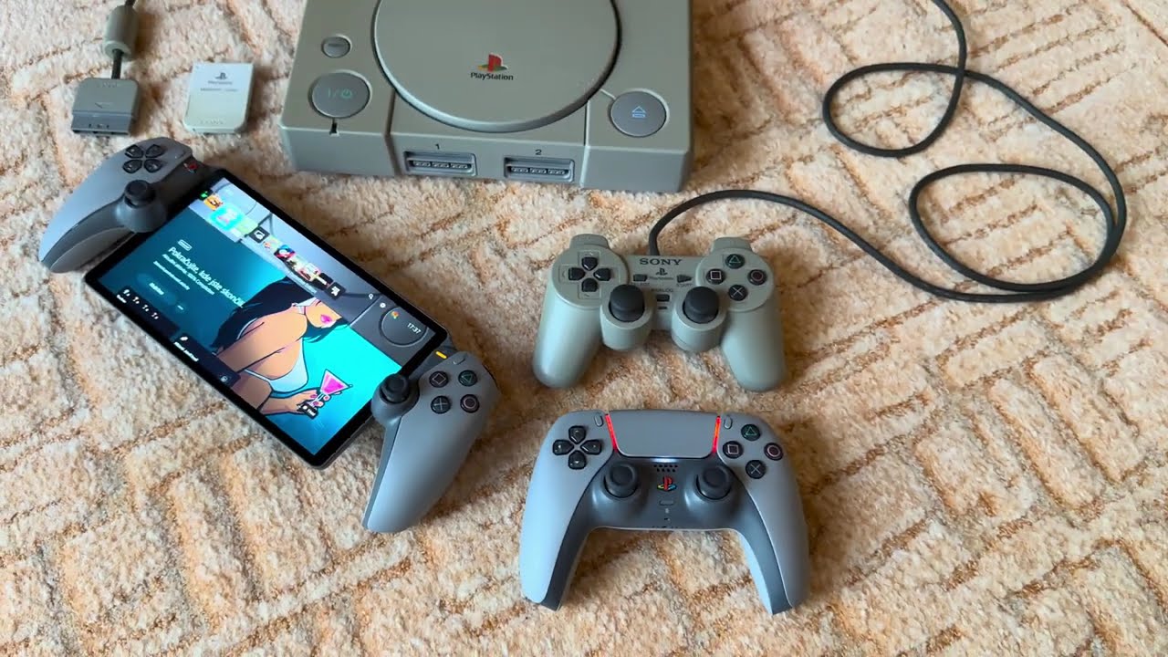 PS1 vs DualSense & Portal - 30th Anniversary comparison