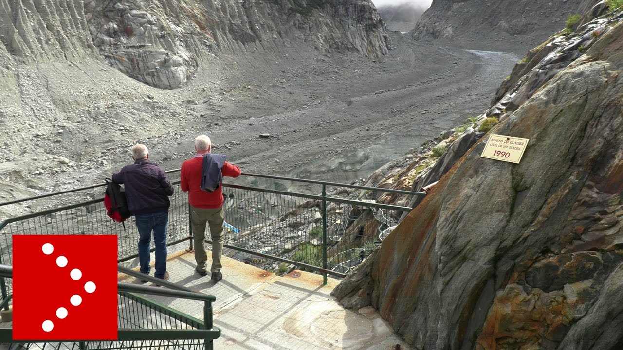 Monte Bianco, la Mer de Glace: il ghiacciaio che scompare