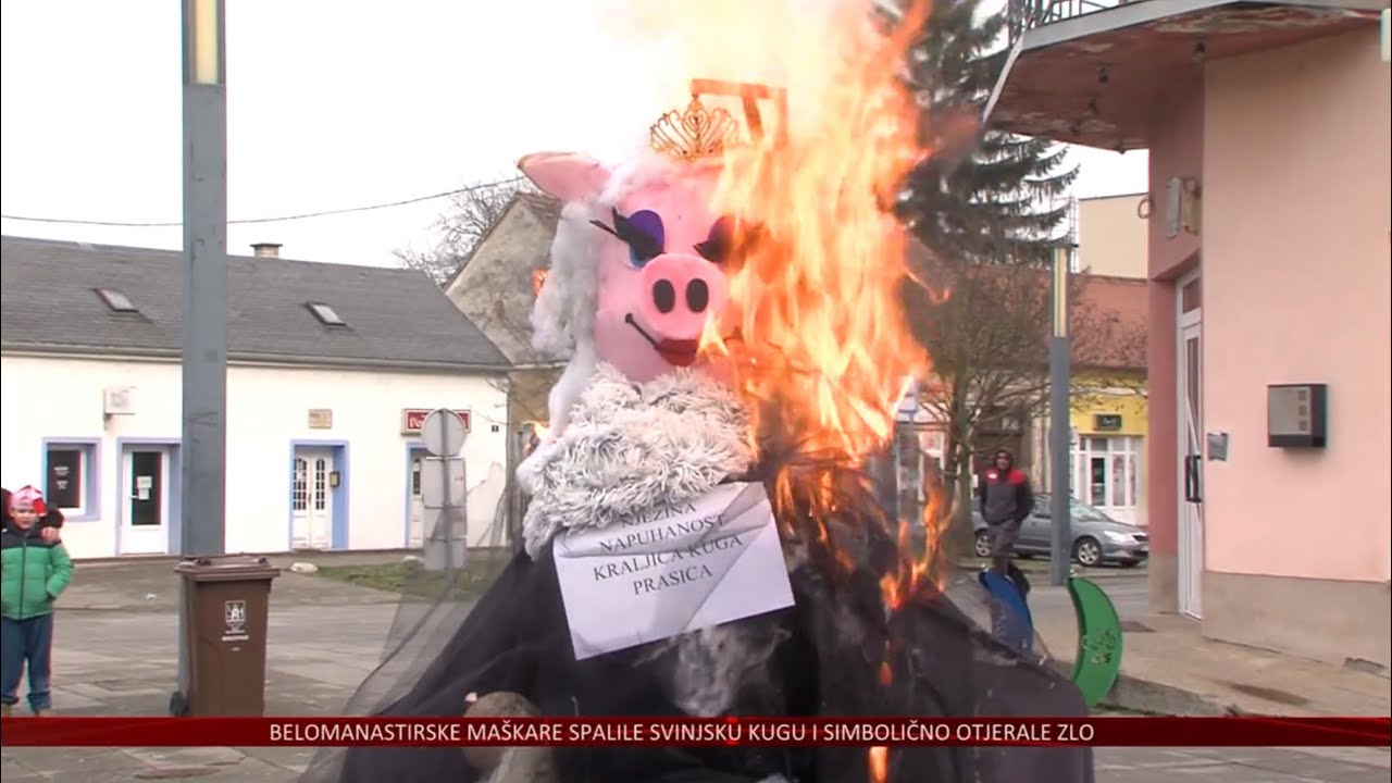 Belomanastirske maškare spalile svinjsku kugu i otjerale zlo