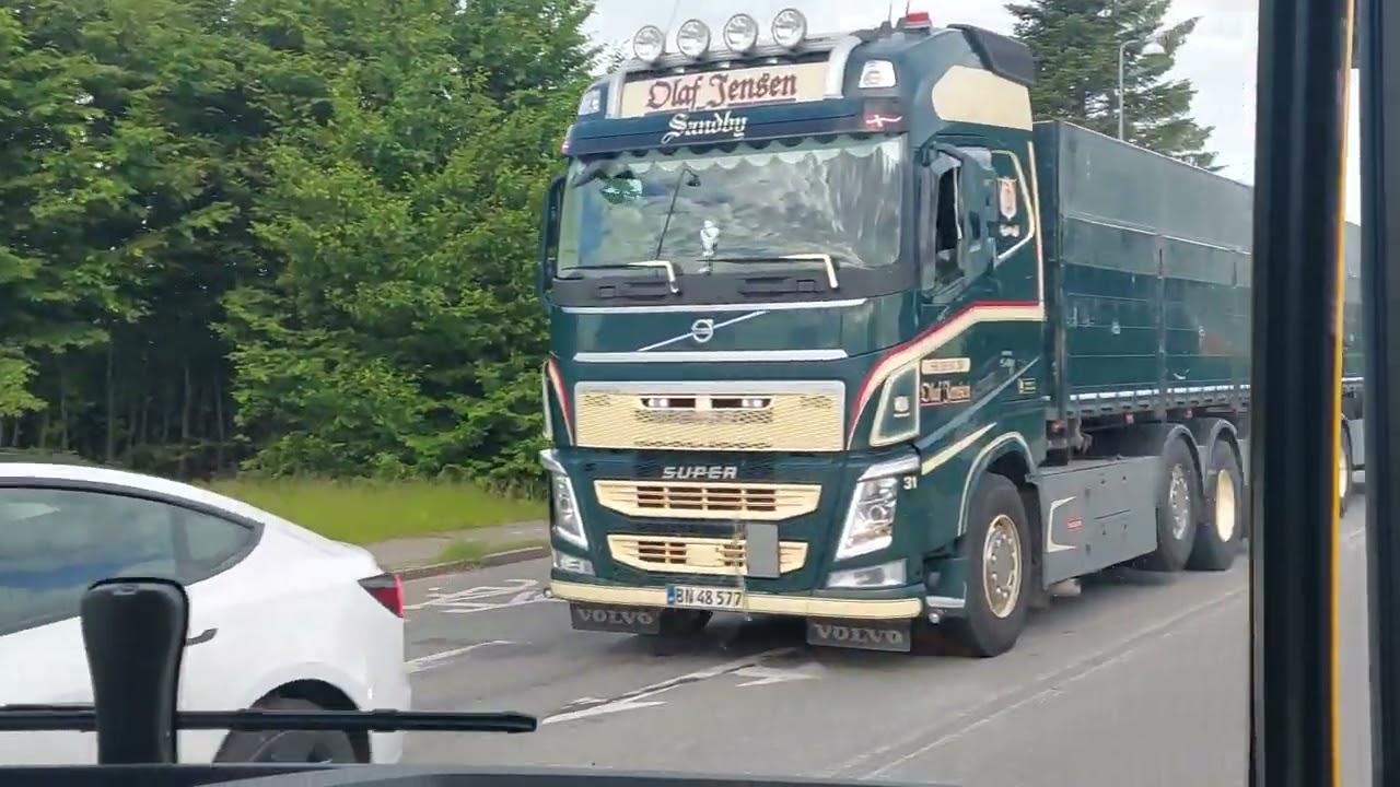 121 hele turen fra Solr&oslash;d strand st til K&oslash;ge st med vikinbus 4551